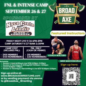 September Intensive Camp