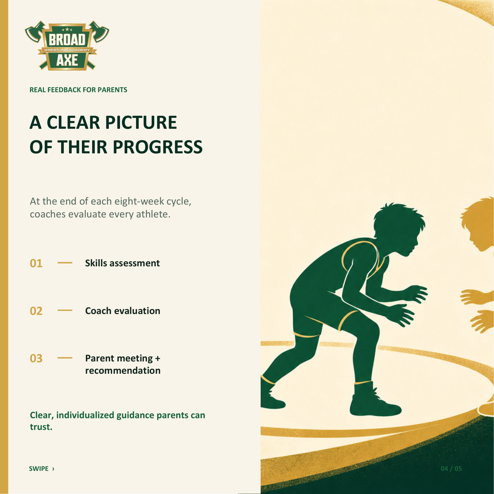Real feedback for parents — A clear picture of their progress