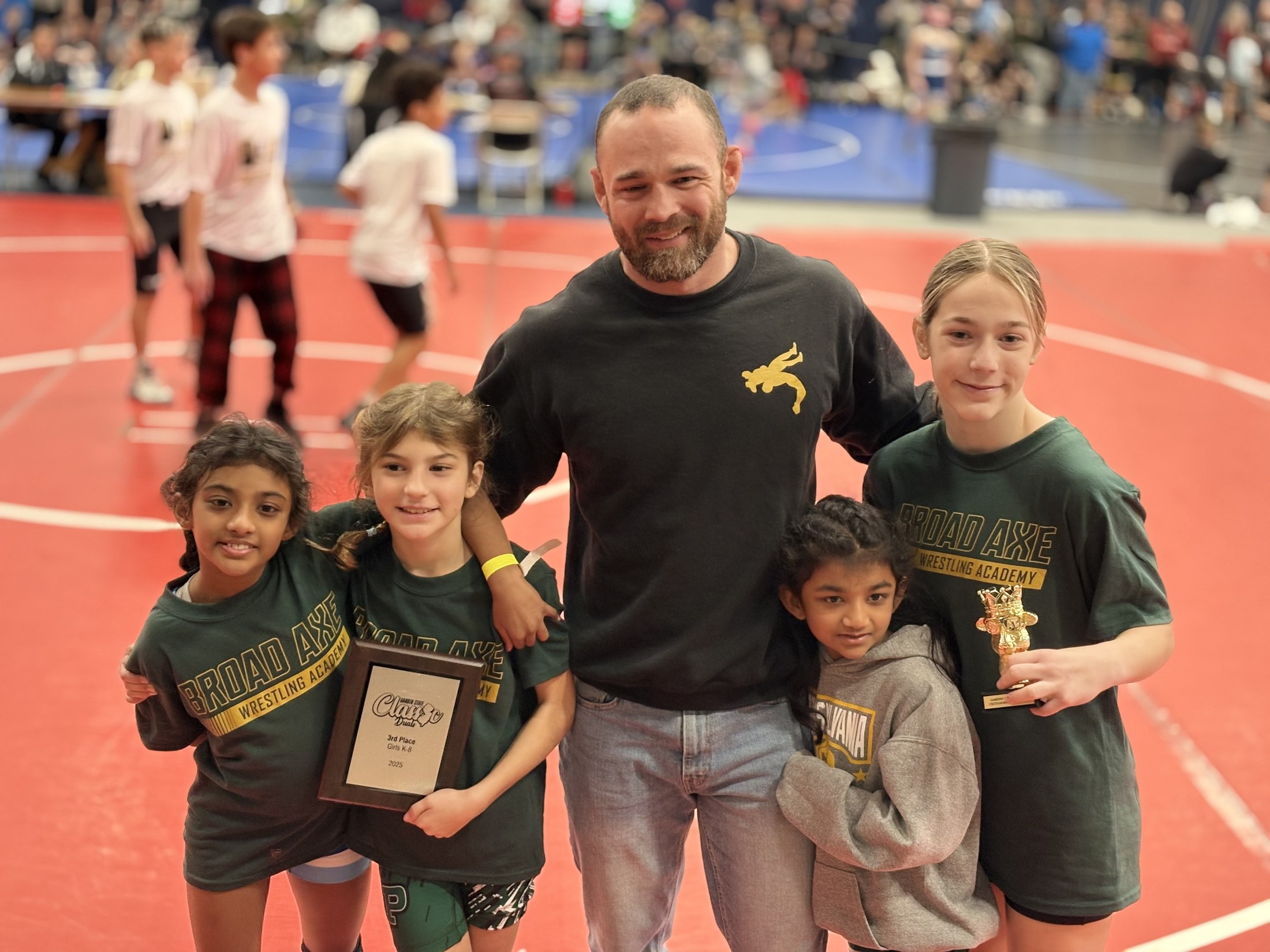 Broad Axe girls after a dual
