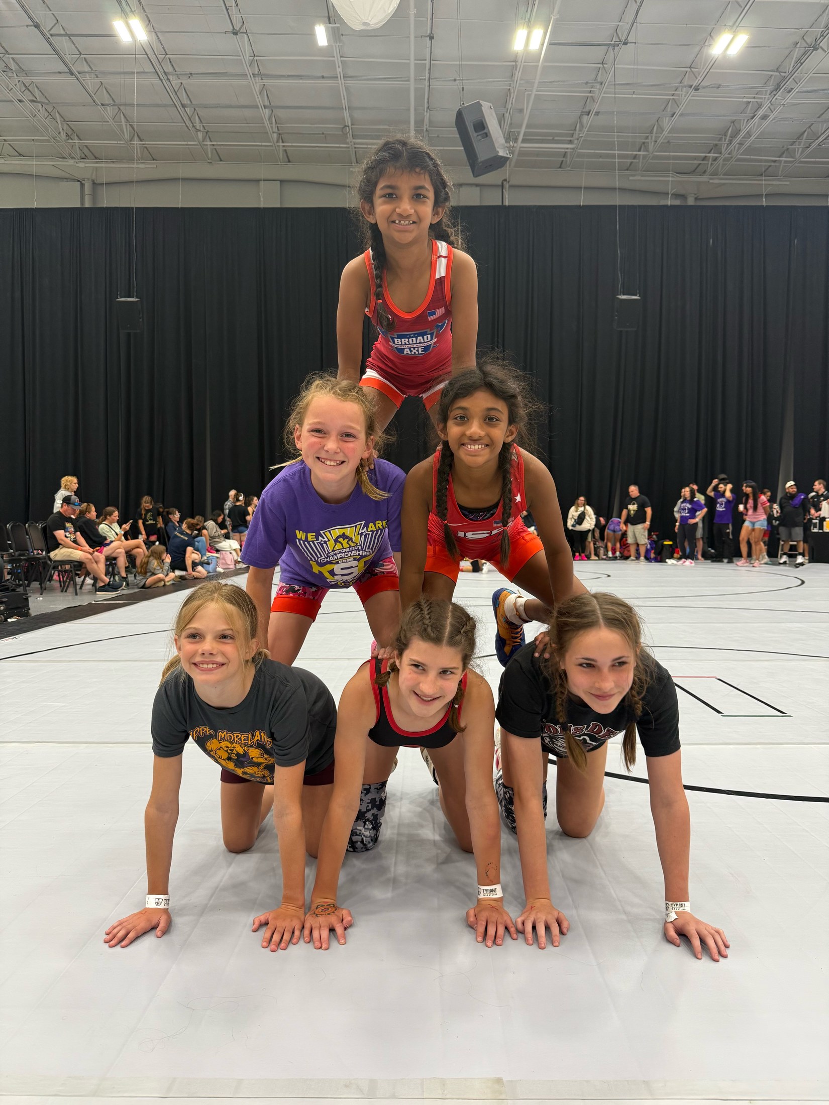 Broad Axe girls on the mat