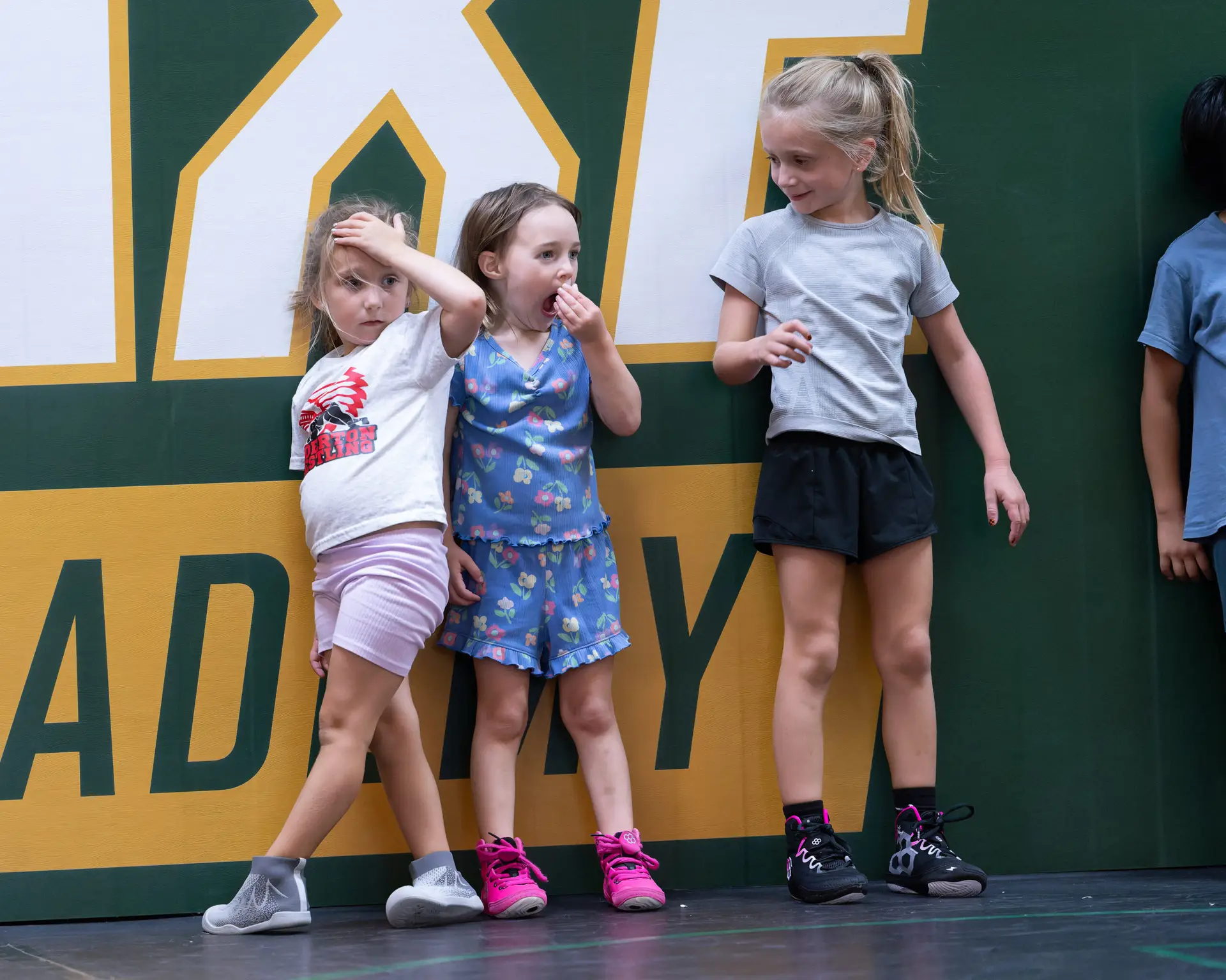 Broad Axe girls at practice